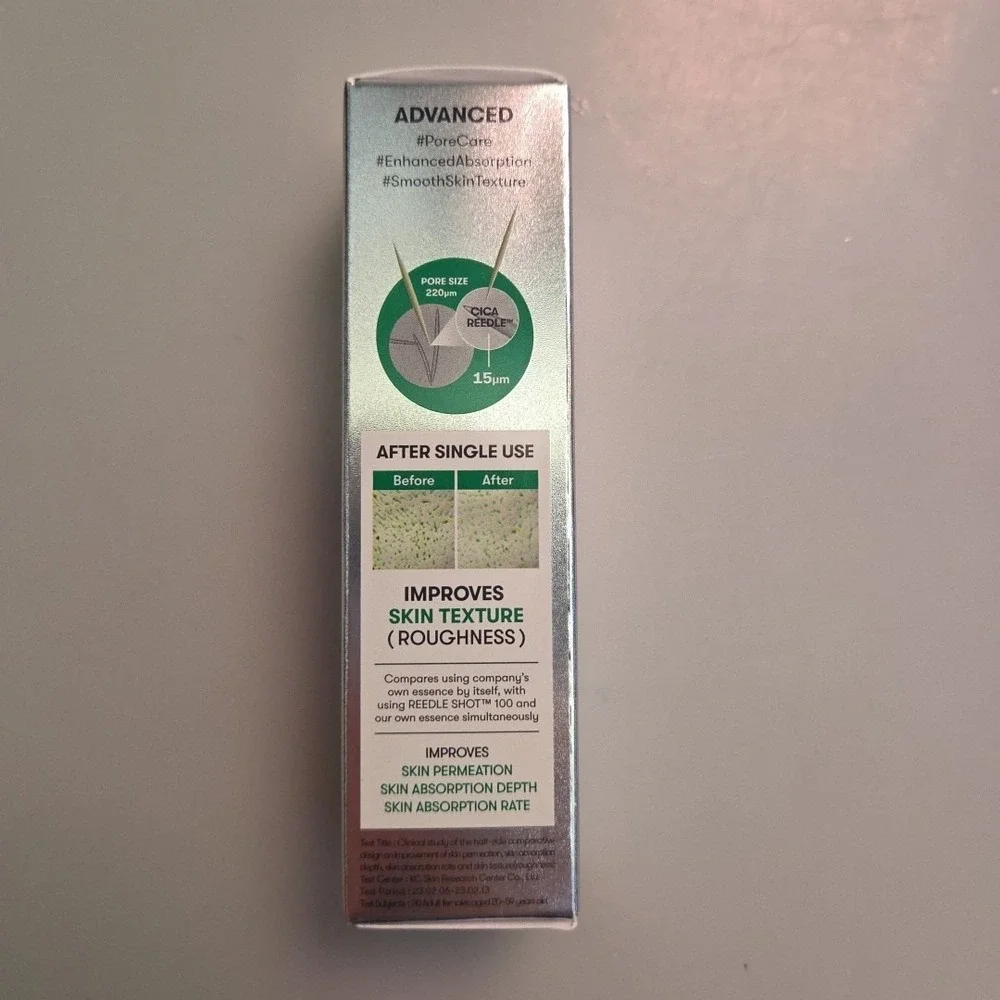 VT COSMETICS CICA Reedle Shot‎ 300, Advanced Night Exosome, Microneedling Serum